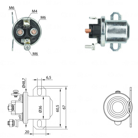 AUTOMATICO DE ARRANQUE VOLVO AUX. 12V PENTA MITSUBISHI ZM AUTOMATICO DE ARRANQUE VOLVO AUX. 12V PENTA MITSUBISHI ZM