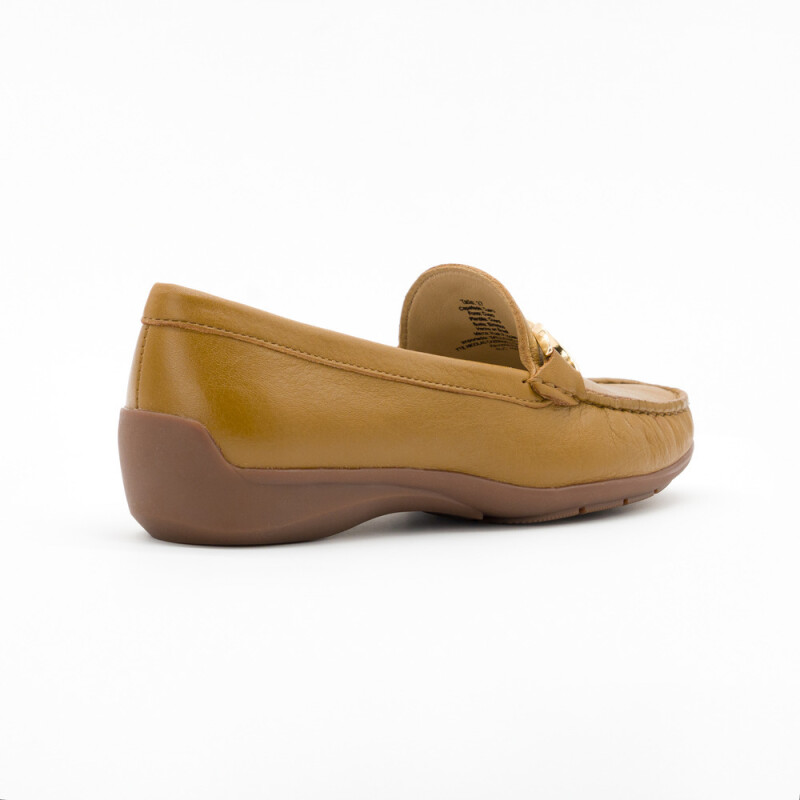 Mocasín APOLLO CUIR Marron Oscuro ó madera - SUELA