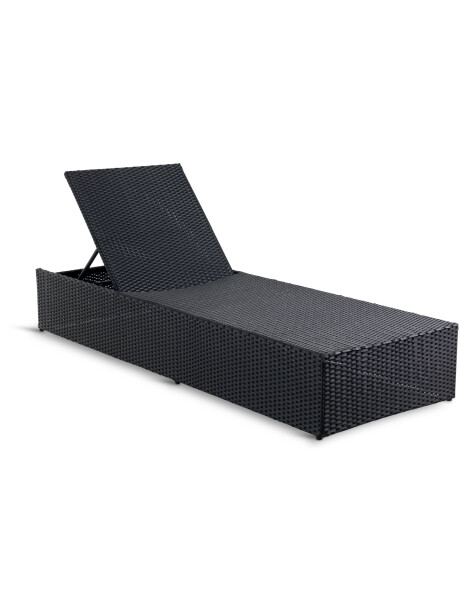 Reposera HASLE A70xL198 negro Reposera HASLE A70xL198 negro