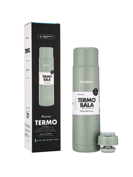Termo Bala 750ML Metalizado Oliva