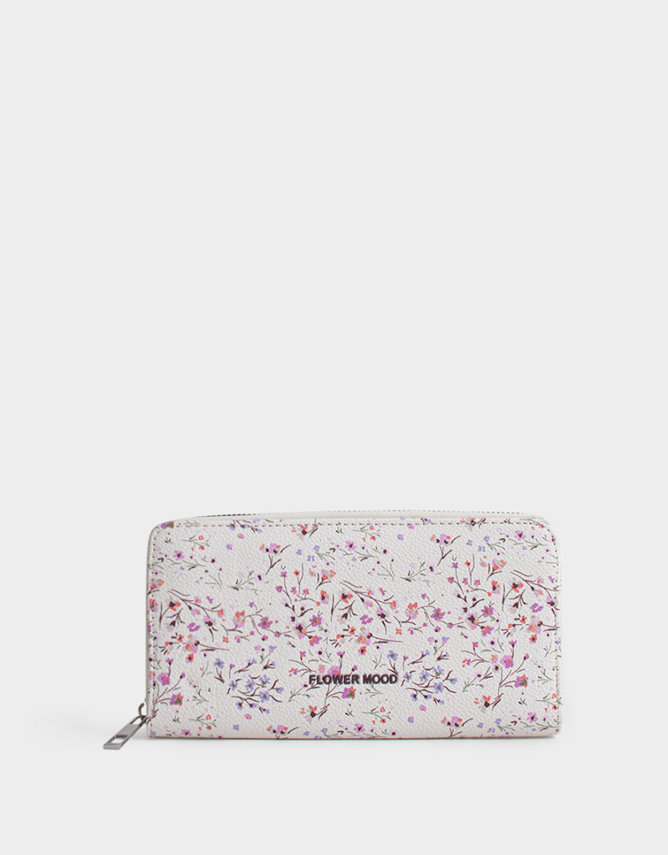 Billetera Fichero Estampada 