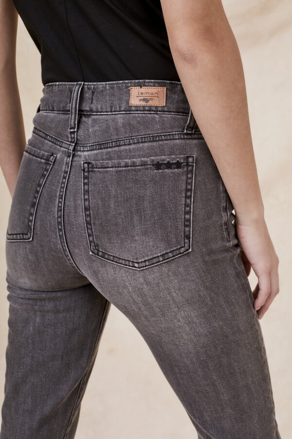 Flare Denim Gris