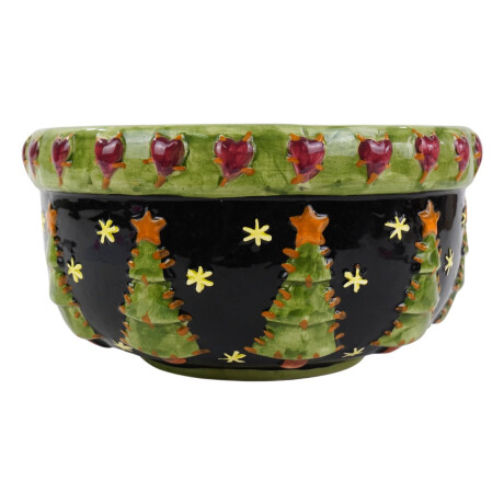 Bowl navideño de ceramica labrado Bowl navideño de ceramica labrado