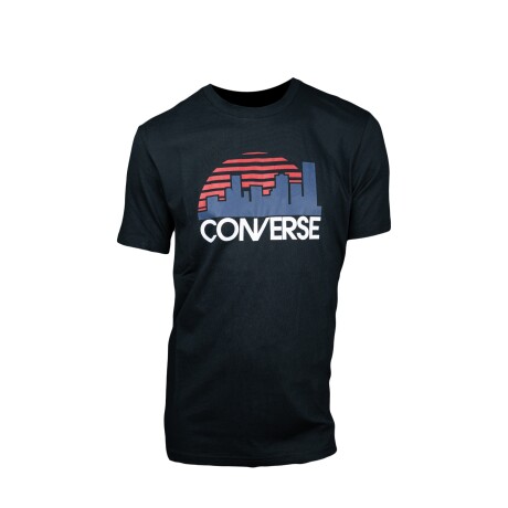 Remera Converse de Hombre - RETRO SKYLINE - 10006752A02 BLACK