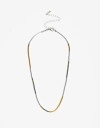 Collares Cortos Metal Collar Corto Beads Metal Biplating - Dorado