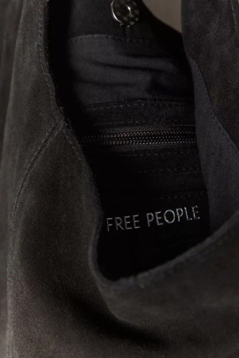 BOLSO BOBBI GAMUZA Negro