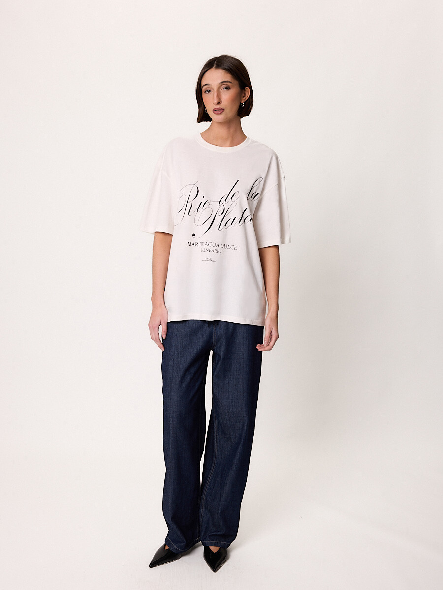 T-SHIRT M/C RIOPLATA DIXIE Blanco