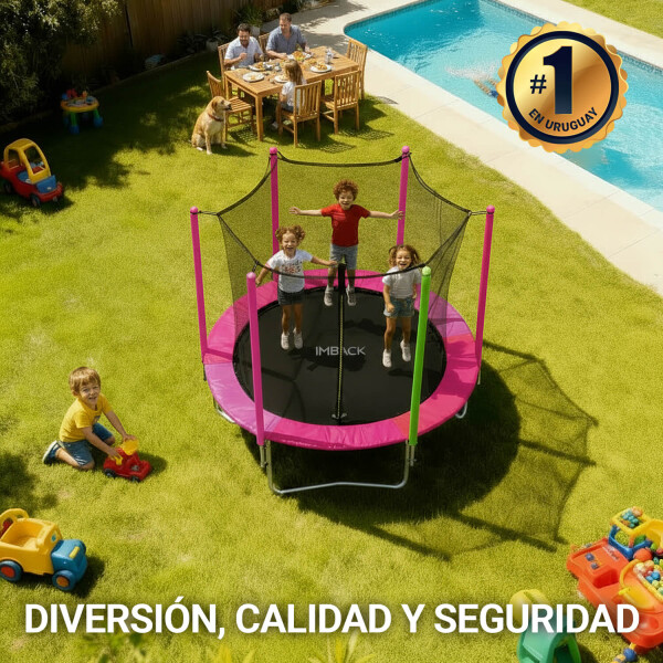 Cama Elastica 2.44 M Trampolin Saltarin Niños Adultos Grande Con Red Proteccion Imback Cama Elastica 2.44 M Trampolin Saltarin Niños Adultos Grande Con Red Proteccion Imback
