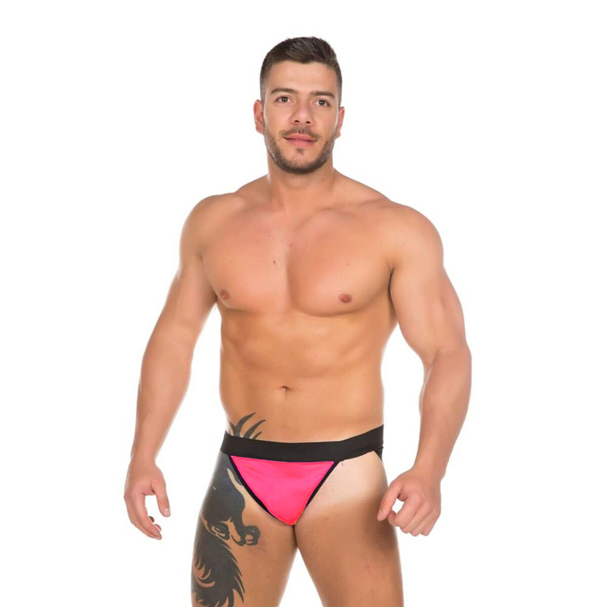 Tanga Hombre Levanta Bumbum - Rosa Neon 