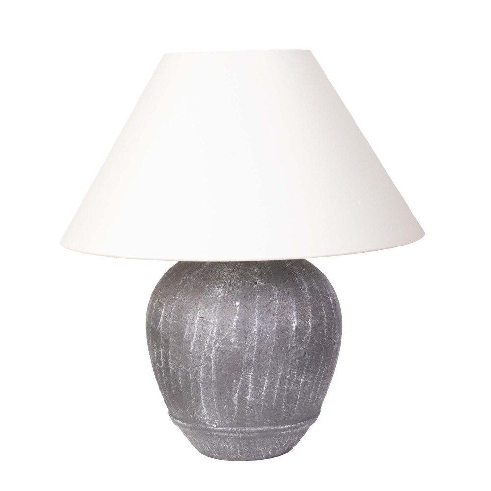 LÁMPARA DE MESA ML2432 GRIS CEMENTO ML243217