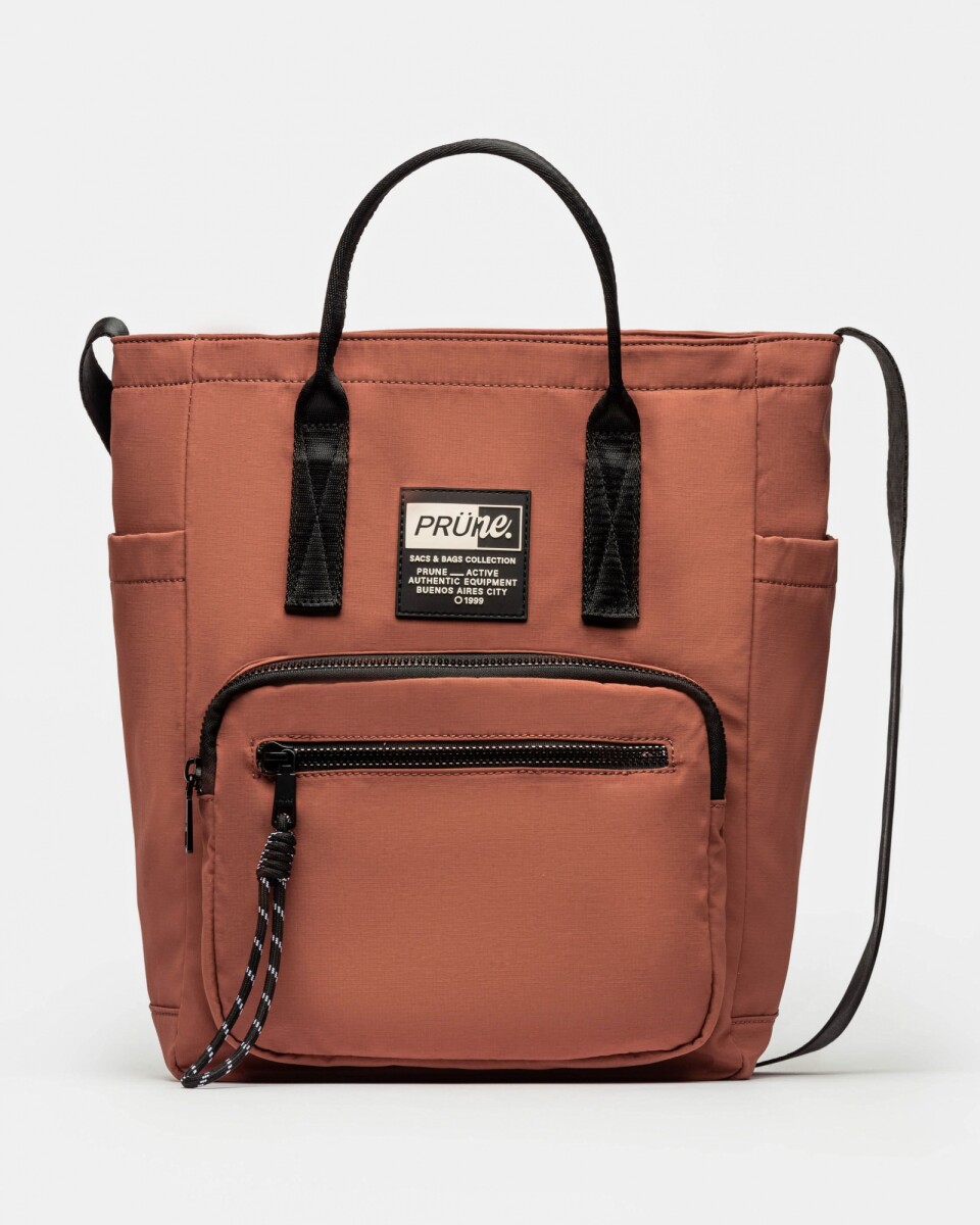 Bolso Al Hombro Forest en Nylon - Terracota 