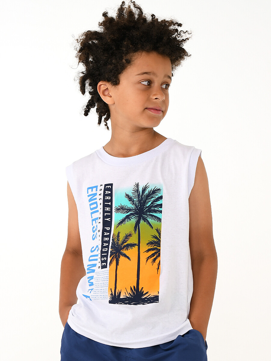 MUSCULOSA ENDLESS SUMMER - BLANCO 