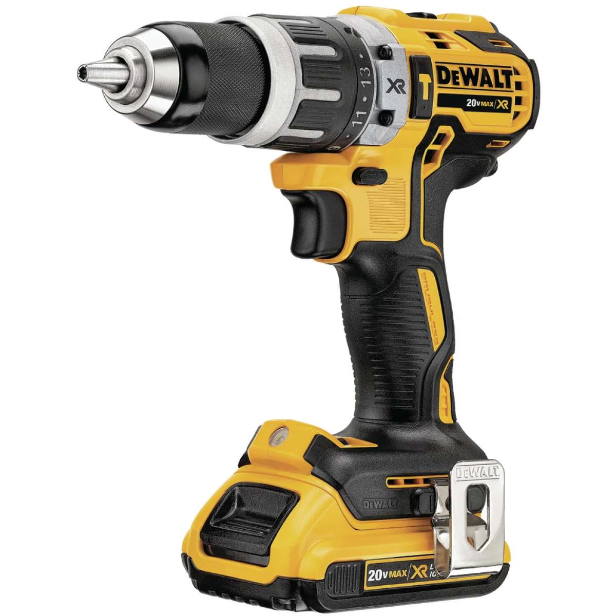 Taladro con Percutor Dewalt DCD796 Xr 2 Baterías 20V 
