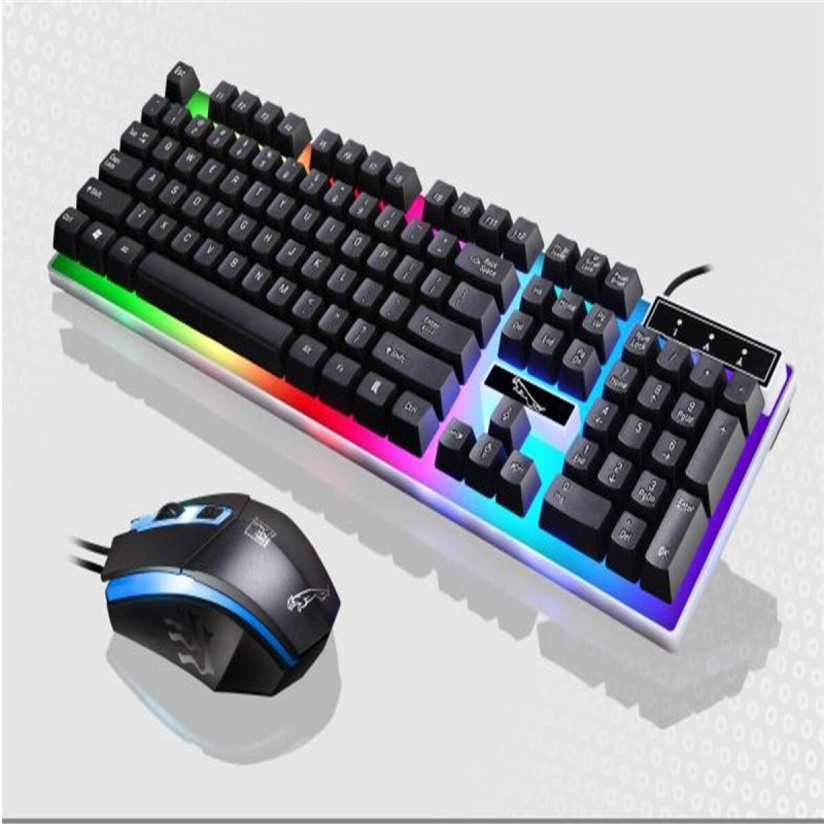 Combo Teclado y Mouse Gamer con Luces Led - 001 
