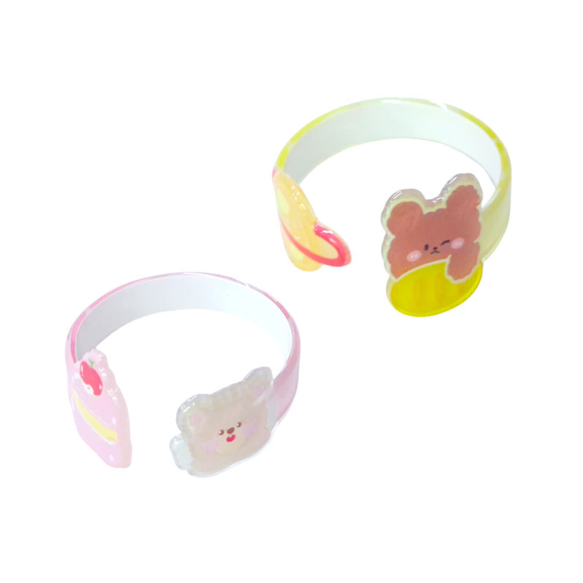 Brazalete acrílico con diseño infantil - Brazalete Acrílico Con Diseño Infantil 