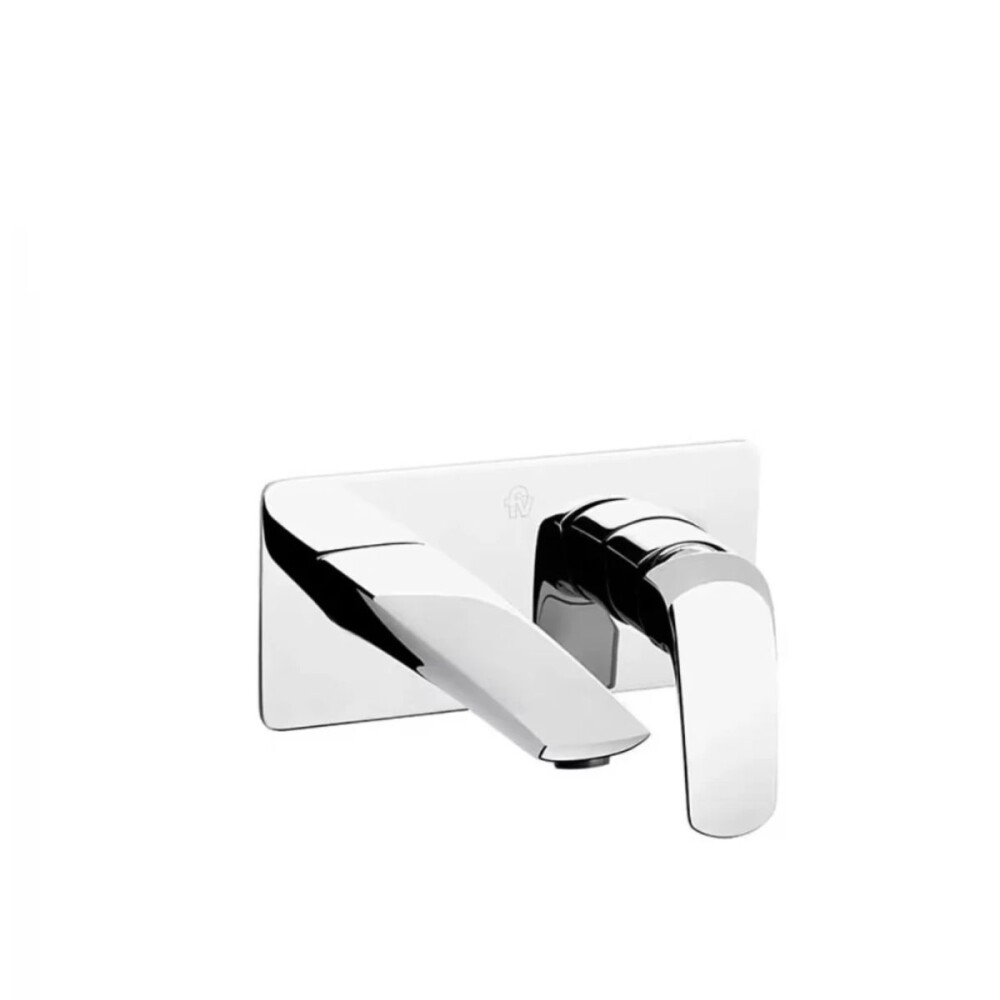 Grifería de lavatorio Monocomando de pared Epuyen cromado Grifería De Lavatorio Monocomando De Pared Epuyen Cromado