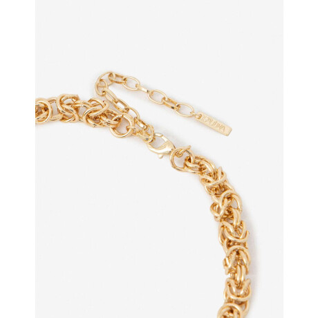 Collar Corto Metal Dorado