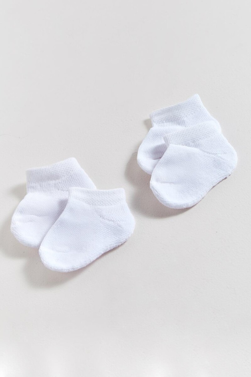 SET X2 MEDIA TENIS - Blanco 
