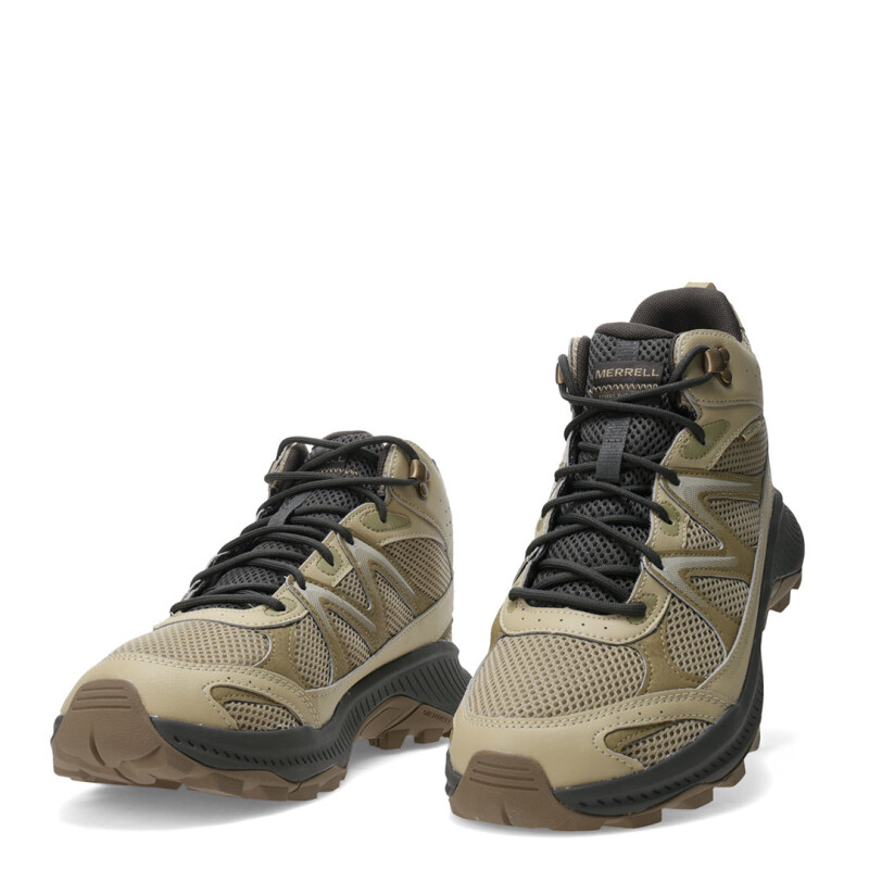 Botas de Hombre Merrell Tempo Exp Mid Wp Beige