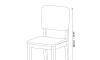 Silla de Comedor Classic - Línea Manhattan - Cuero Sintético