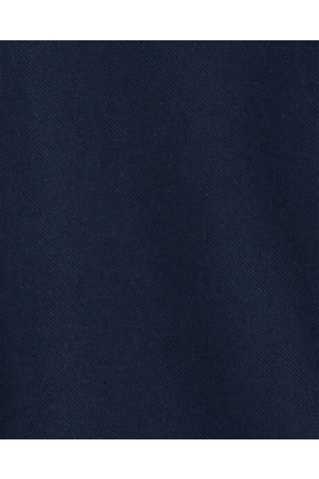 Remera polo de algodón, azul. Talles 6-14 Sin color