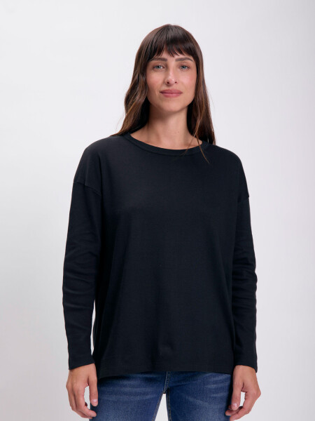 Remera básica Negro