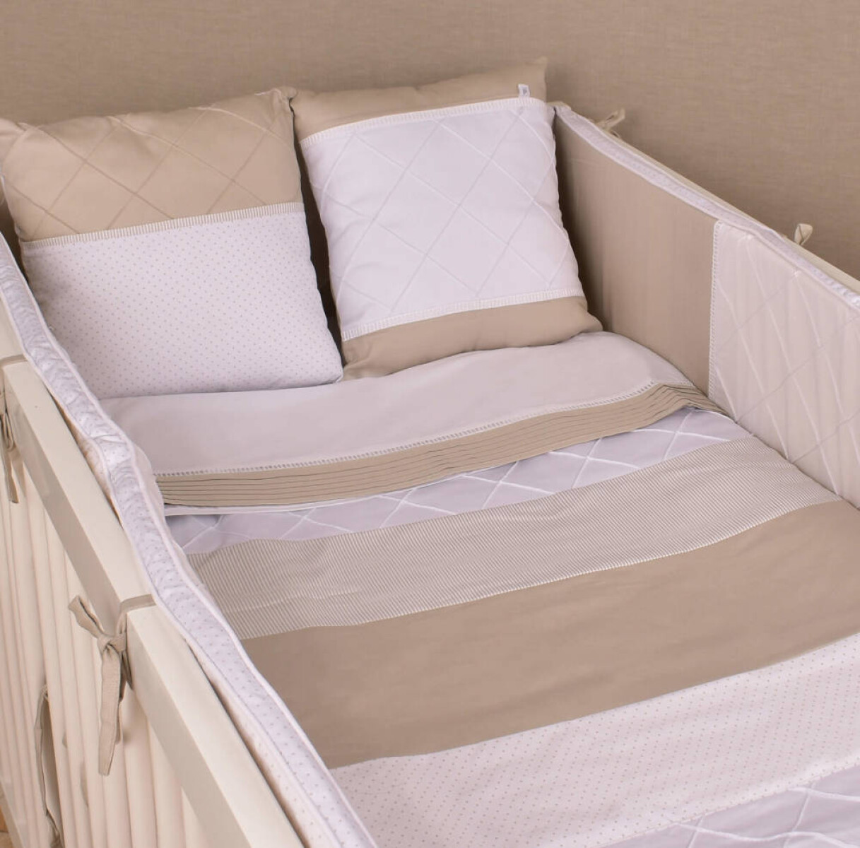 Kit de Cuna Classic - Vainilla Beige 