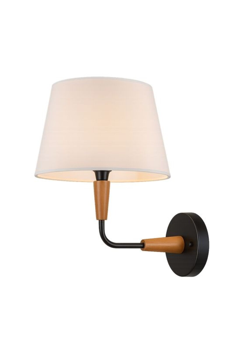 APLIQUE DE PARED ESTANDAR 1L E27 D25CM PANTALLA LINO CRUDO 