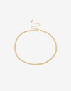 Collares Cortos Metal Collar Corto De Acero - Dorado