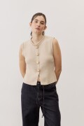 Chaleco Teixit BEIGE