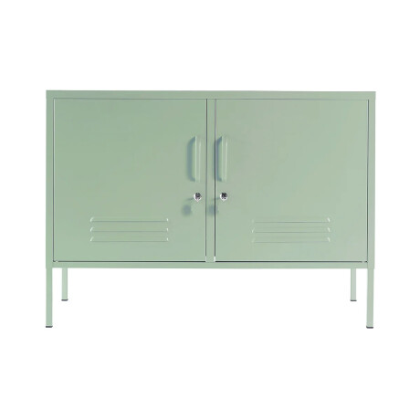 RACK PARA TV 2P METAL VERDE OLIVIA