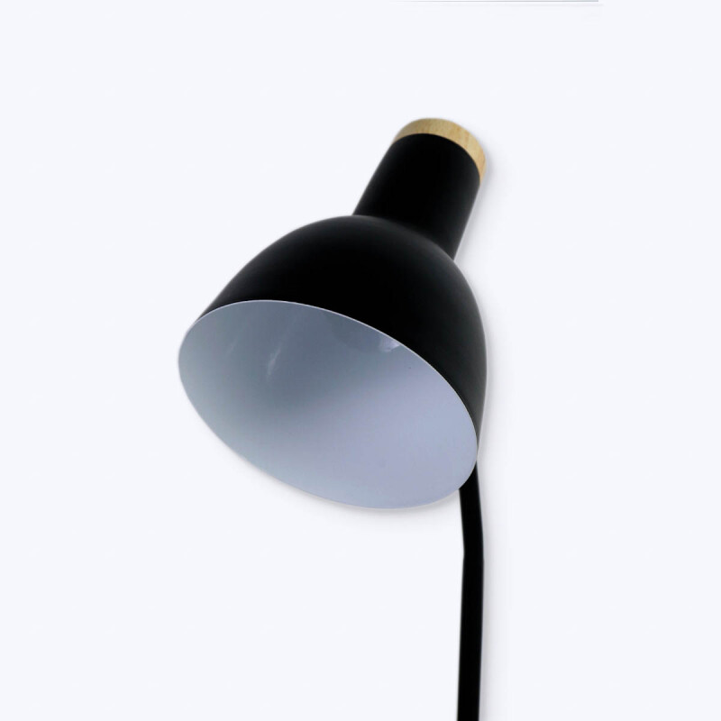 LAMPARA NEGRA/BAMBU 40X14CM Unica
