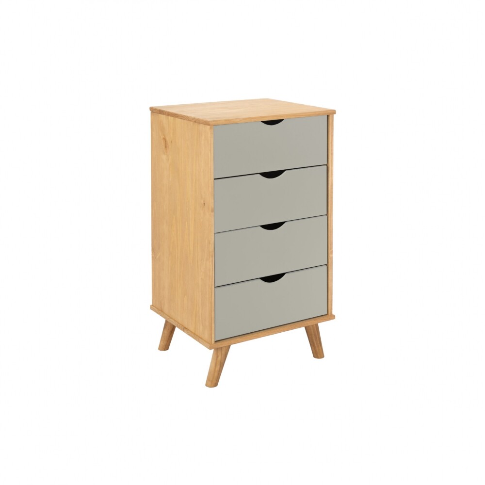 Mesa De Luz 4 Cajones Madera Maciza - Linea Dublin Mesa De Luz 4 Cajones Madera Maciza - Linea Dublin