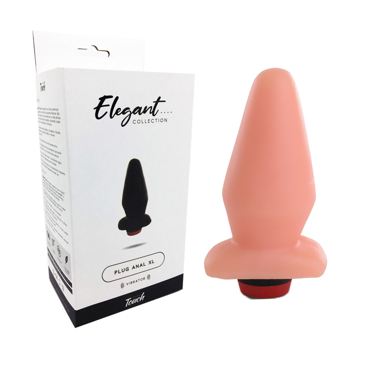 Estaca Anal XXL Con Vibrador - Piel 