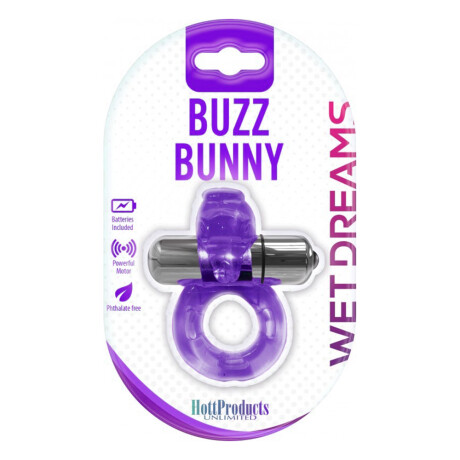Anillo Vibrador Buzz Bunny Wet Dreams Violeta