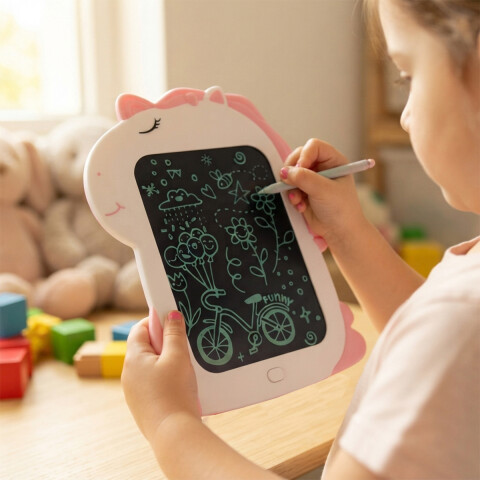 Tableta Mágica Led de Unicornio 26 x 19 cm U