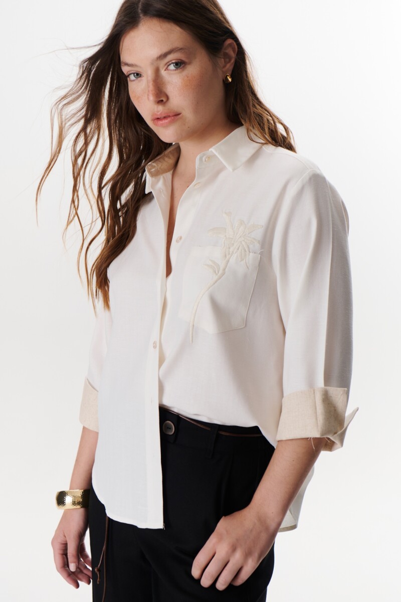 CAMISA LIRIO BLANCO