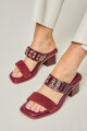 Sandalia alexa Bordeaux