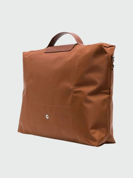 Longchamp -Maletín Le pliage Green, plegable de nylon Marrón