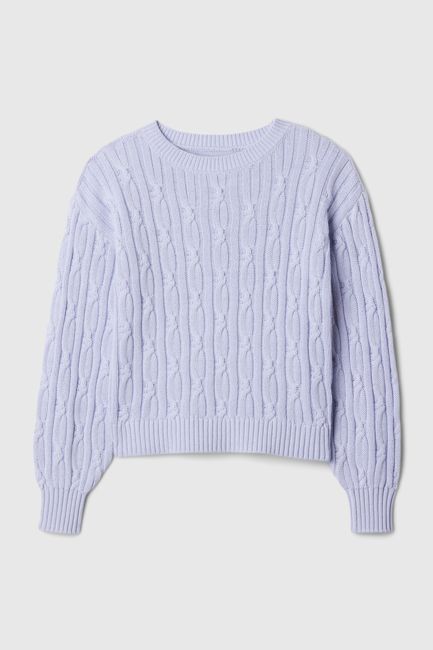 Buzo Cuello Redondo Niña Cosmic Sky Purple 15-3