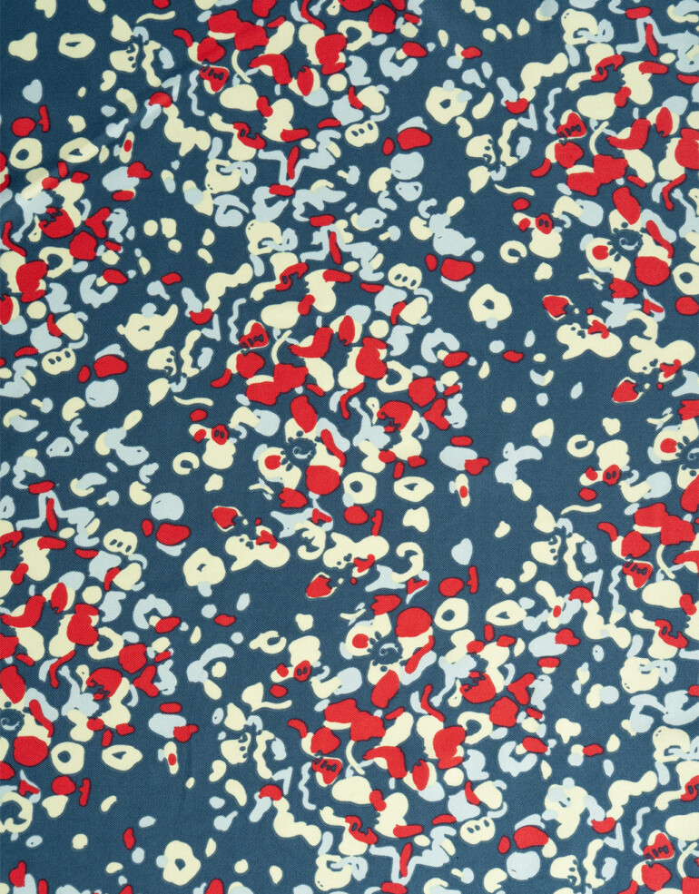 Pañuelos Raso Estampados Varios: Animal Print/Rayado/Flores Pañuelo Con Estampa Floral - Combinacion Multicolor
