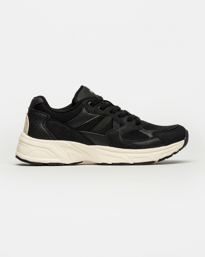 Sneaker Andina En Sintético Negro