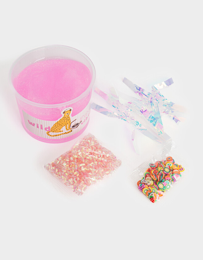 Lúdico Juguetes Slime Con Accesorios Para Customizar - Rosa Claro