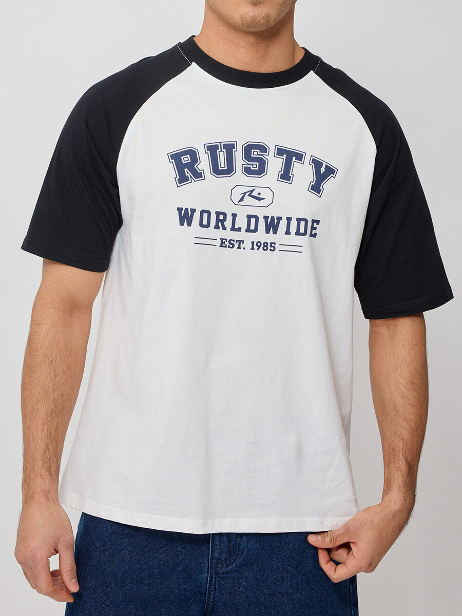 T-SHIRT ERNEUS RUSTY - Negro 