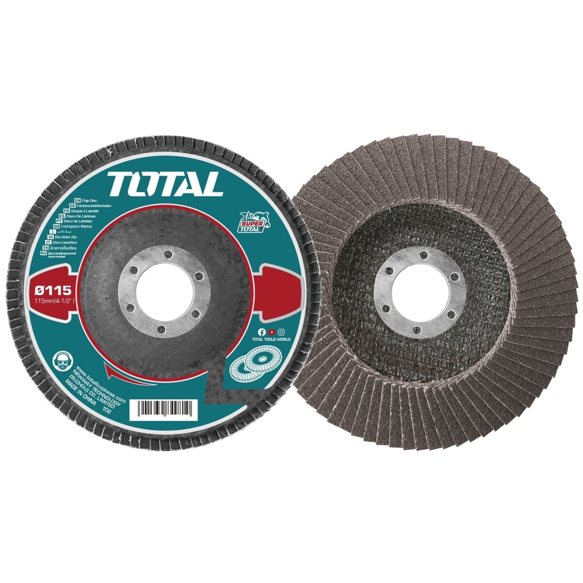 Disco Flap Para Amoladora 4.1/2" Grano 60 