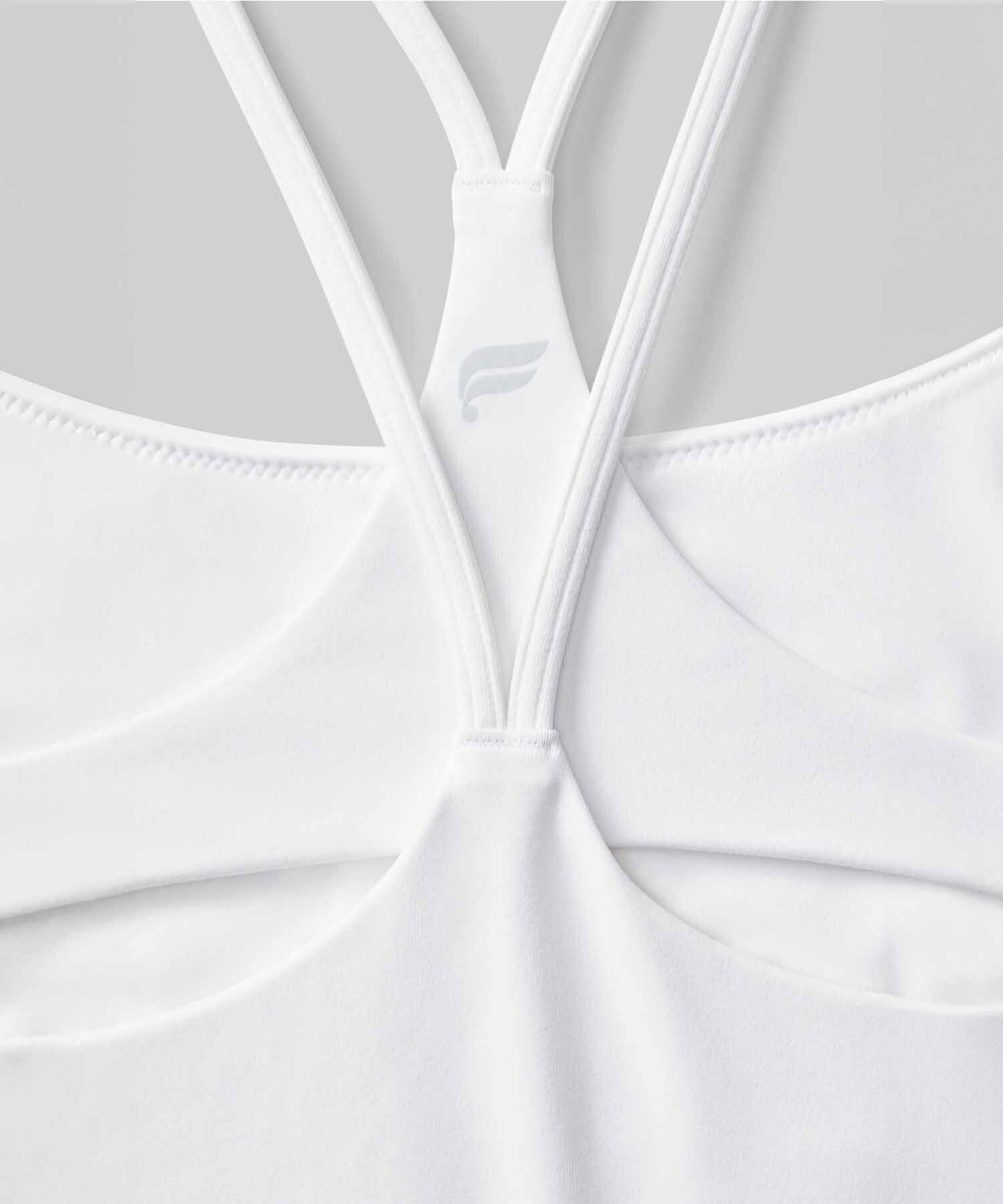 Top Con Sujetador Principal Built-In Bra Mujer Classic White