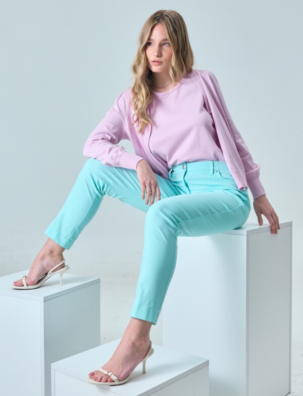 Pantalon Colors VERDE AGUA