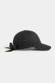 Cap rafia negro