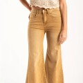 Imagen de Flare Wide Leg Lavado - Camel
