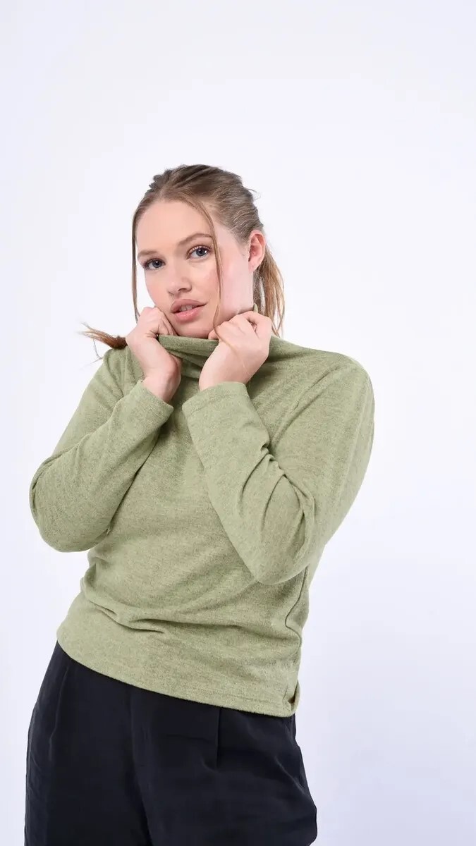 Polera Lanilla Verde 